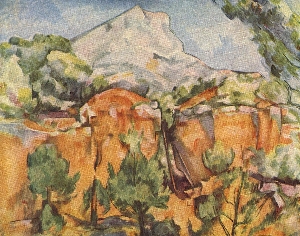 Der Sainte-Victoire nach C�zanne